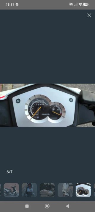 Moto 125cc Scooter Blanca