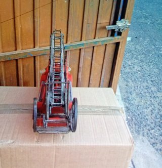 Camión Bomberos Metal Escalera