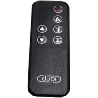 Chimenea Eléctrica DUPI Nero Pro SENZIA 3 en 1