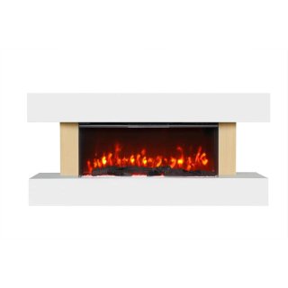 Chimenea Eléctrica DUPI Nero Pro SENZIA 3 en 1