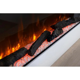 Chimenea Eléctrica DUPI Nero Pro SENZIA 3 en 1