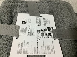 Juego de toallas de algodón gris