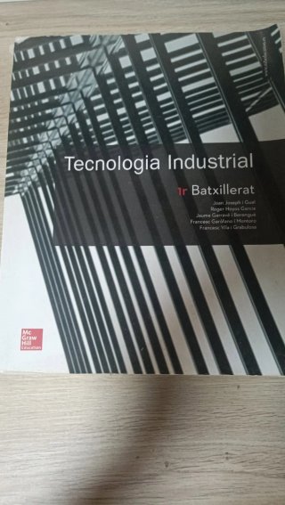 Libro: Tecnologia industrial 1 (Catalán)