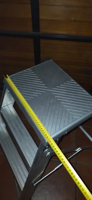 Escalera aluminio 3 peldaños