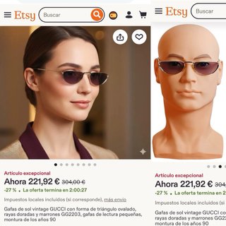 GUCCI GAFAS SLIM VINTAGE FESTIVAL HOMBRE MUJER