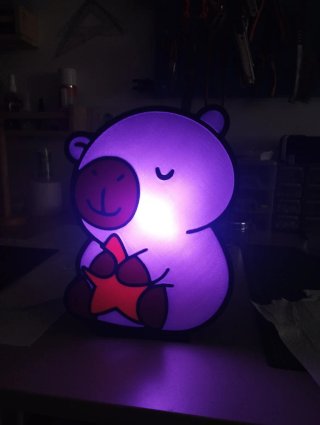 Lámpara Capibara con Estrella