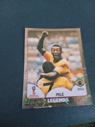 Cromo Pelé Leyendas Mundial 2018