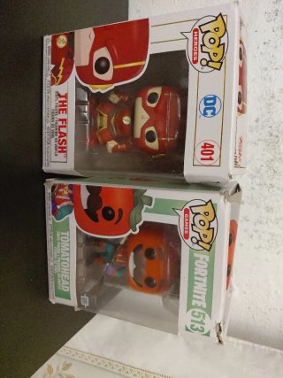 Funko Pop! The Flash y Tomatohead