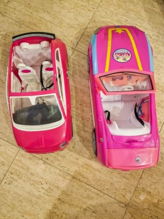 Coche Barbie y Coche Nanci