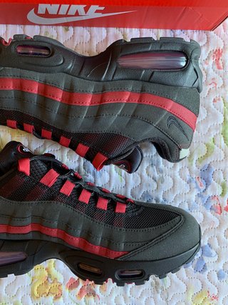 Nike Air Max 95 OG Big Bubble "Black Crimson Grey"