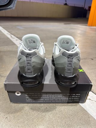Nike Air Max 95 Big Bubble Gris Blanco