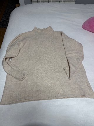 Jersey Cortefiel beige talla XL