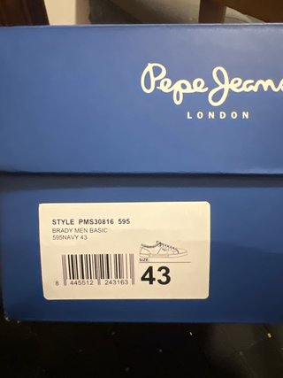 Zapatillas Pepe Jeans Azul Talla 43