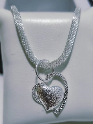 Collar de Plata 925 de Corazón