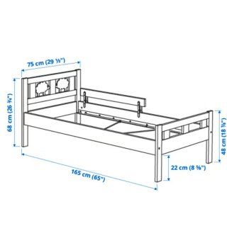 Cama infantil IKEA Kritter + Colchón Underlig
