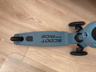 Patinete 3 Ruedas Scoot and Ride Azul - 2 en 1