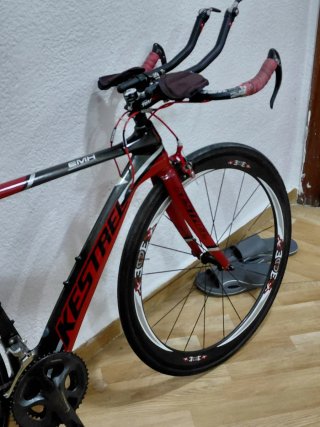 Bicicleta Triatlón Carbono Talla 56 Kestrel