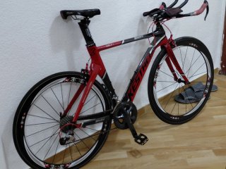 Bicicleta Triatlón Carbono Talla 56 Kestrel