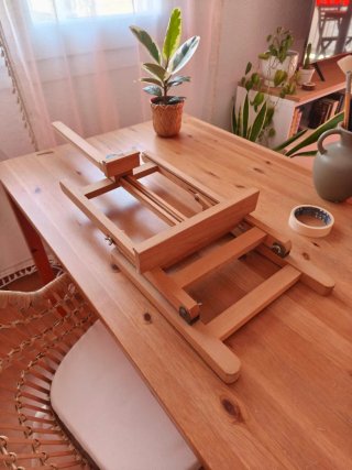 Caballete de mesa de madera