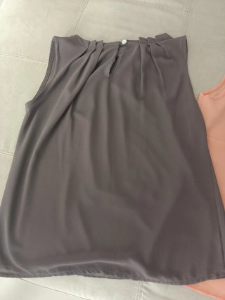 Set 2 bluse donna grigio e rosa
