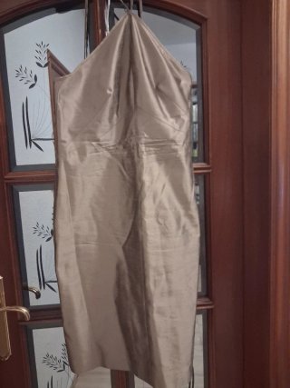 Vestido Pedro del Hierro Talla 42 Dorado