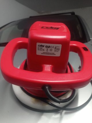 Lijadora/Pulidora Eléctrica Roja con Maletín