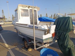 Barco Timonera con matrícula 7ªAL-2-50-03