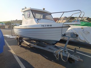 Barco Timonera con matrícula 7ªAL-2-50-03