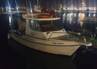 Barco Timonera con matrícula 7ªAL-2-50-03