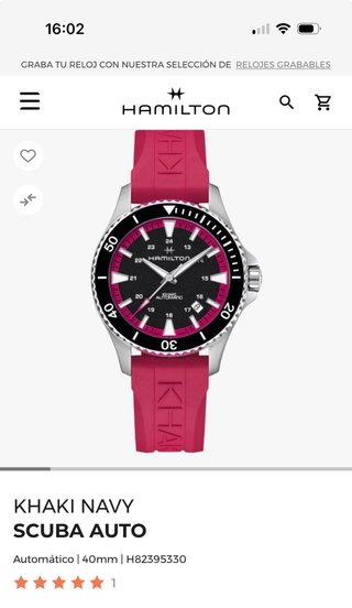 Hamilton Khaki Navy Scuba 40mm Automático