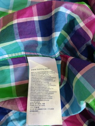 Camisa Tommy Hilfiger Blanca Talla L