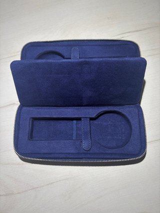 Estuche Viaje 2 Relojes Grand Seiko Azul