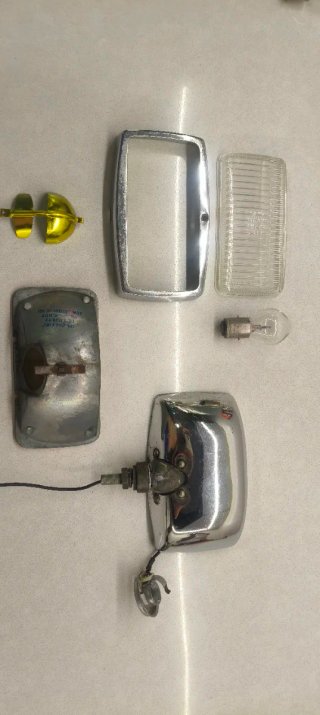 Faros Antiniebla Retro HELLO Amarillos