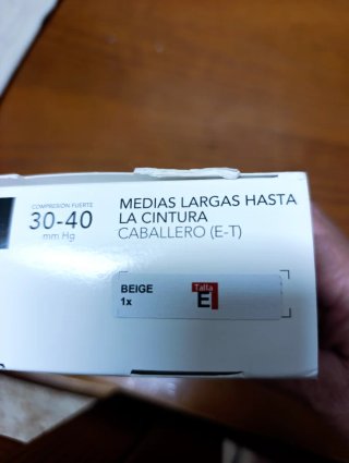 Medias compresión Farmalastic 30-40 M Beige