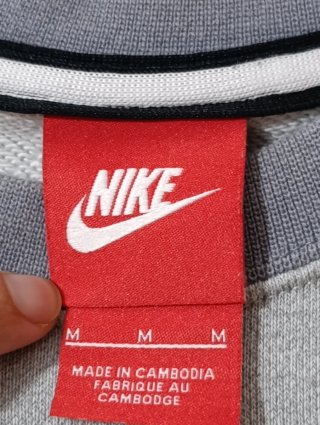 Sudadera Nike Vintage Gris