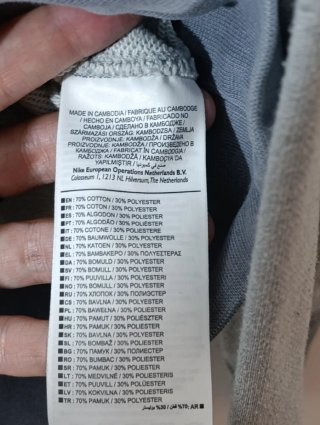 Sudadera Nike Vintage Gris