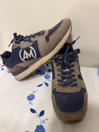 Zapatos Alvaro Moreno Talla 41 Azul/Marrón