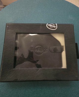 Portafoglio Hard Rock Cafe Pelle Nera