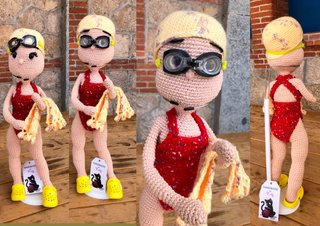 Amigurumi Nadadora Sara