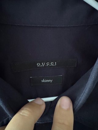 Camisa Gucci Azul Talla XS