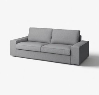 Sofá Kivik Ikea Gris Tela de dos plazas