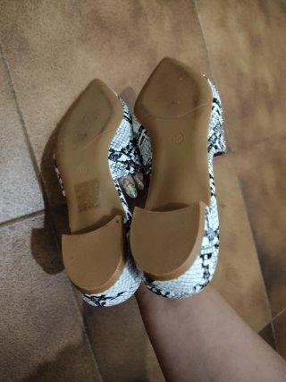 Zapatos planos Moda Plus serpiente talla 36