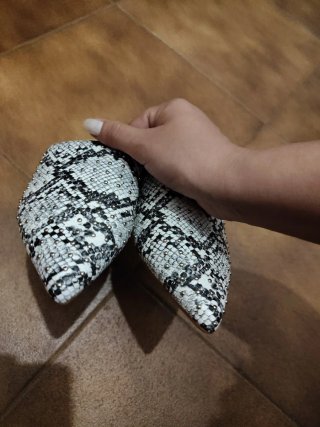Zapatos planos Moda Plus serpiente talla 36