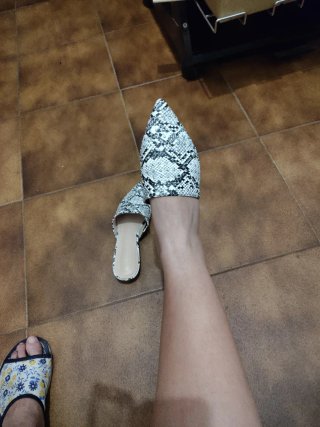 Zapatos planos Moda Plus serpiente talla 36