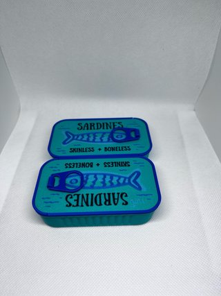 Joyero azul y turquesa