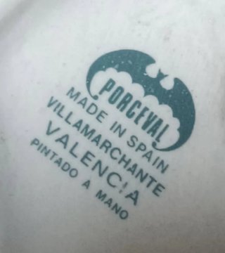 Figura de porcelana de dos palomas