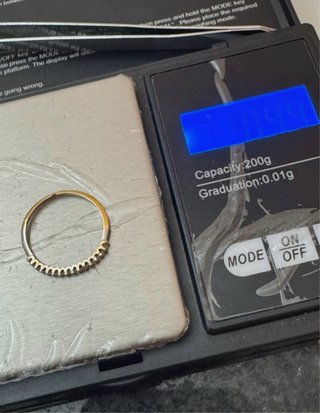 Anillo Oro 18k 16 Diamantes