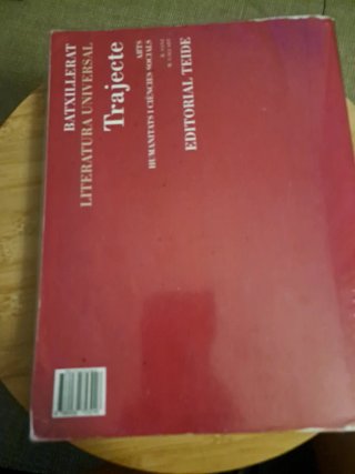 Trajecte, Batxillerat literatura universal