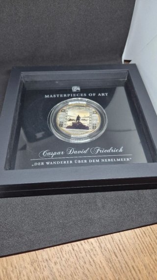 Moneda Joya Masterpieces of art de 3Oz de plata.