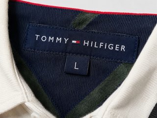 Polo Rugby Tommy Hilfiger Talla L Rayas